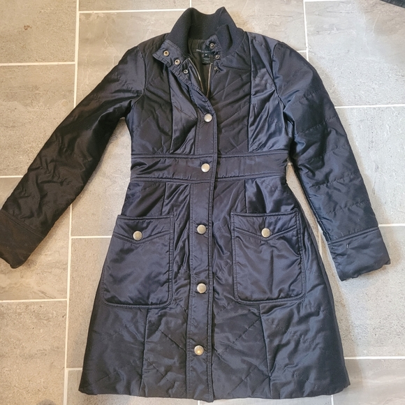MARC by MARC JACOBS black quilted puffer midi buttons knit size XS - Picture 2 of 5